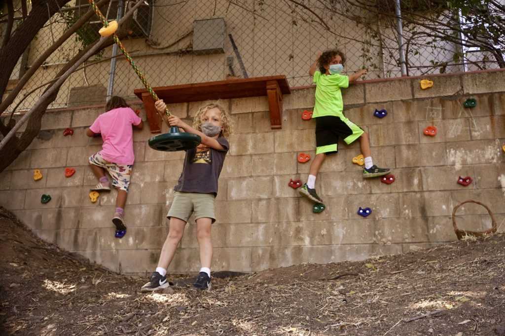 Students playing at recess at The Waldorf School of San Diego